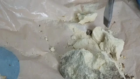 Marlstone Rock gets split Stock Footage 276423822