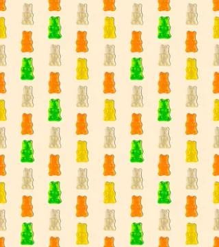 Marmalade and  on a seamless spring pattern. Illustrazione stock
