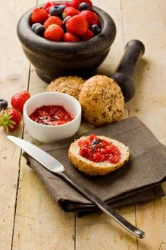 Marmalade -  breakfast Stock Photos