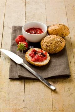 Marmalade -  breakfast Stock Photos