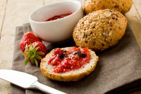 Marmalade -  breakfast Stock Photos