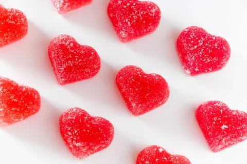 Marmalade pattern on a white background. Stock Photos