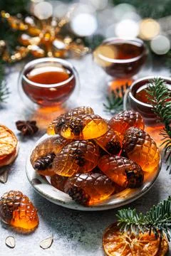 Marmalade pine cones. Фото