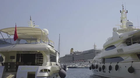 At Marmaris marina Stock Footage 54908647