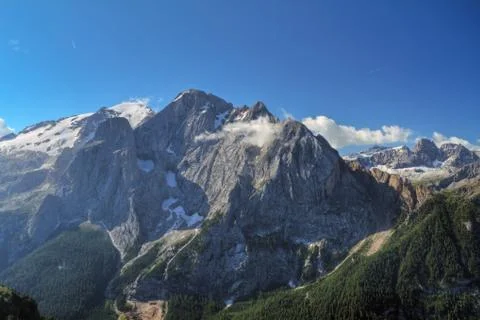 Marmolada mountain Stock Photos
