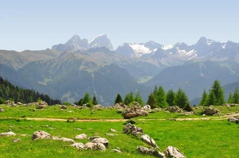 Marmolada peak Stock Photos