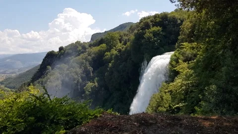 Marmore waterfall Stock Footage 288218865