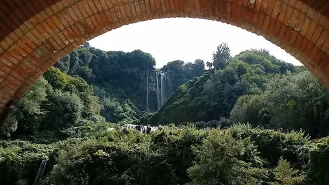 Marmore waterfalls Stock Footage 116402862