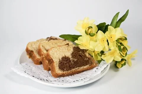 Marmorkuchen Stock Photos