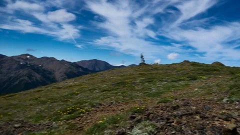 Marmot Pass Time Lapse Stockbeeldmateriaal 70336853