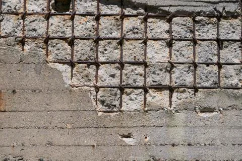 Marode concrete wall Stock Photos