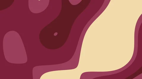 Maroon abstract design with layered shapes and beige coloring Stock Footage 322865033