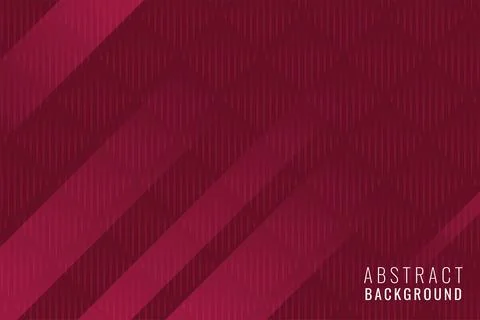 Maroon Abstract Geometric Background with Diagonal Stripes and Textured Lin.. Stock Illustration