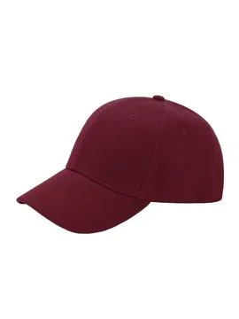 Maroon baseball cap side view Stock Photos