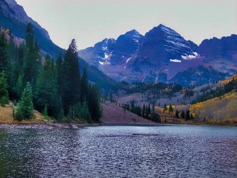 Maroon Bells 스톡 사진