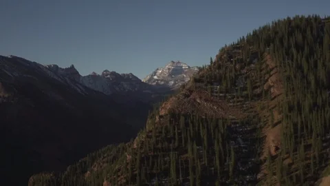 Maroon Bells Reveal Stock Footage 96560017