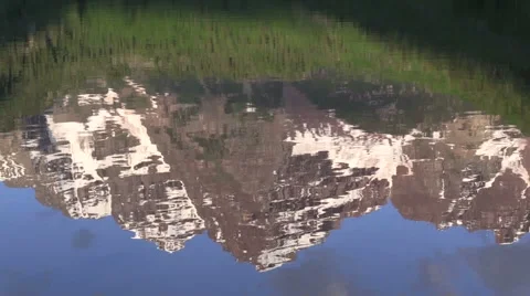 Maroon Bells Summer Reflection 库存影片 51712501