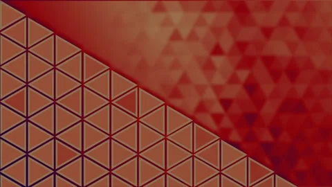 Maroon color flickering Triangular shapes pattern background Stock Footage 217907043