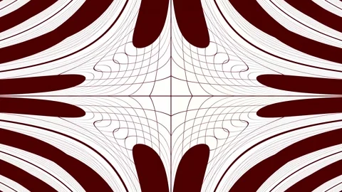 Maroon fluid radial mesh abstract elegant modern loop background Видео 333937050