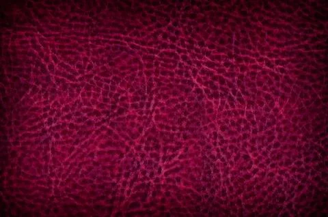 Maroon grunge leather sheet Stock Photos