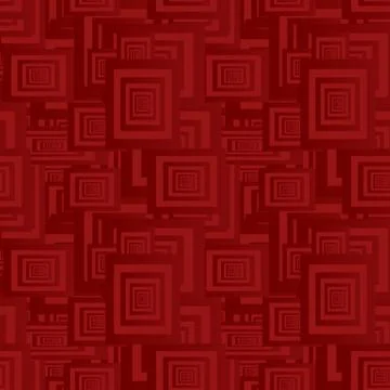 Maroon seamless rectangle pattern background Stockillustratie