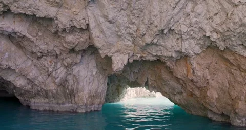 Marothonisi caves Stock Footage 275594140