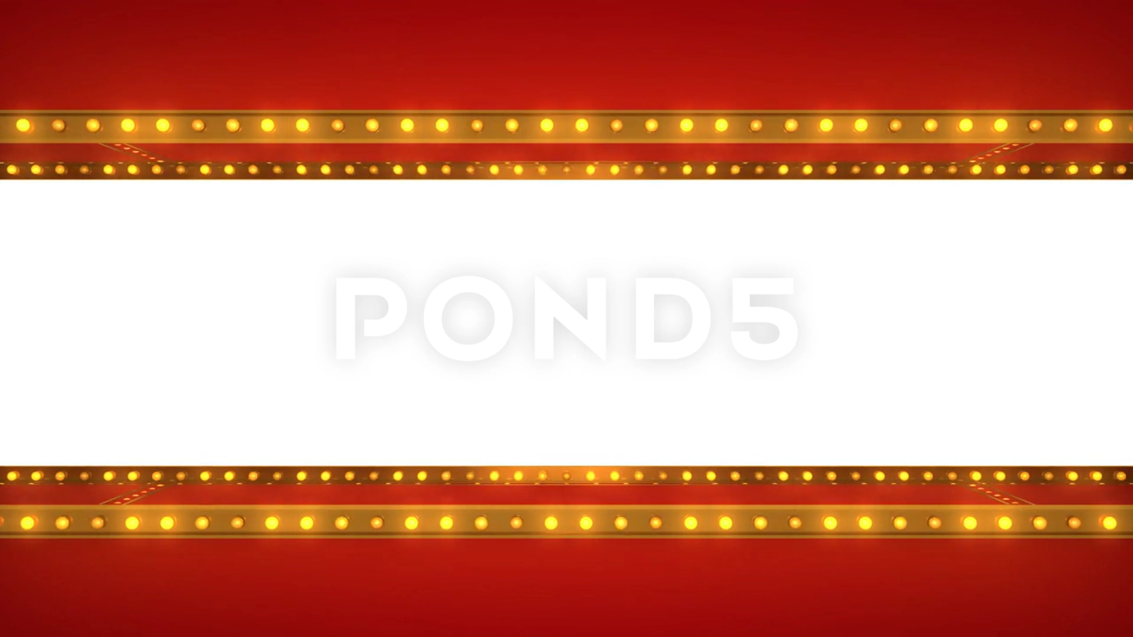 marquee gold light board sign retro on r... | Stock Video | Pond5