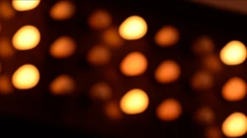 Marquee Lights At Night Stock Footage 85668460