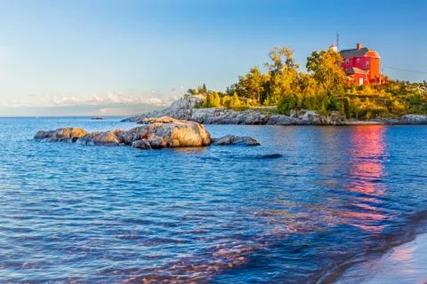 Marquette Harbor Lighthouse Stock Photos