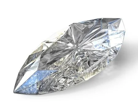 Marquise cut diamond Stock Illustration