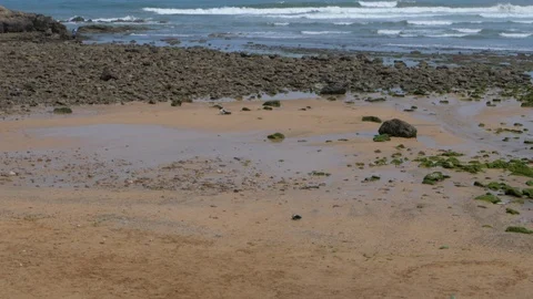 Marrakech beach in a cloudy day, Morocco, Africa in 4K Stock Footage 91786012