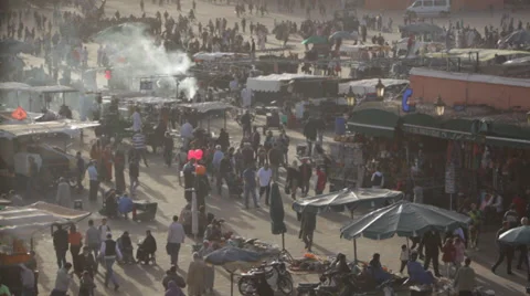 MARRAKECH - JEMAA EL-FNAA Stock Footage 28010830