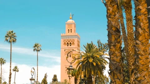Marrakech - The Koutoubia Mosque Video stock 108611426