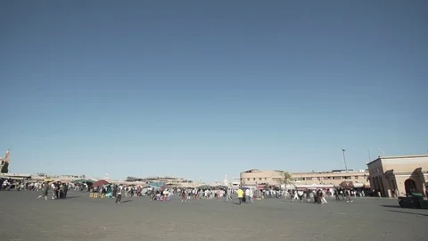 Marrakech Main Square Stockbeeldmateriaal 78100965