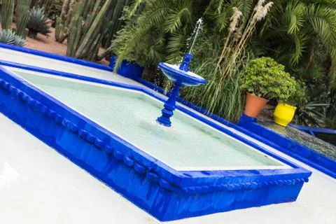 Marrakech pond Stock Photos