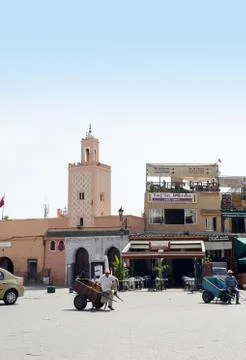 Marrakech square Stock Photos
