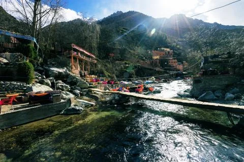Marrakech stream Stock Photos