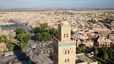 Marrakesh Minaret Stock Footage 121707050