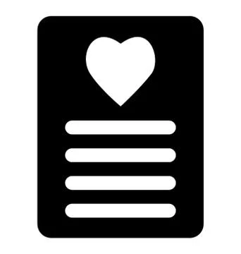Marriage Card Vector Stock Illustration