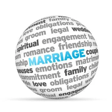 Marriage Stock Illustration