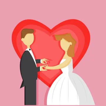 Marriage Stock Illustration
