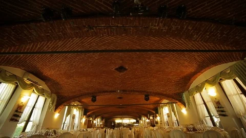 Marriage room with decorations Stock Footage 88439629