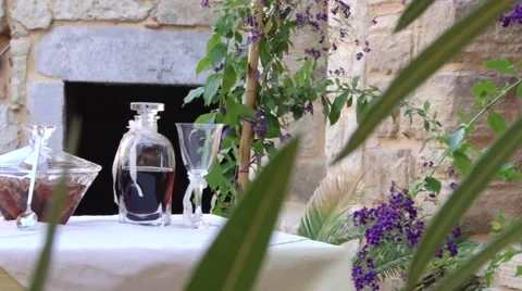 Marriage wine Stock Footage 68971083