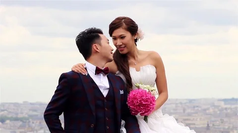 Married Asian couple Stock Footage 78510369
