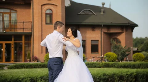 Married couple dance outdoor Stock Footage 63903005