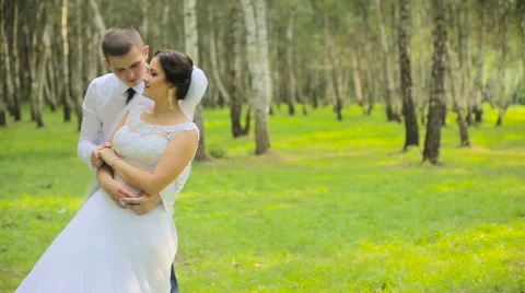 Married couple dance outdoor Stock Footage 63908034