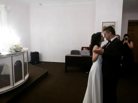 Married couple dancing Stock Photos
