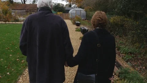 Married Couple Hand In Hand Age Difference 4K Stock Footage 69969822