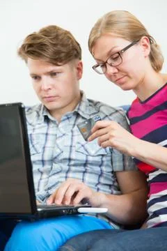 Married couple Foto stock