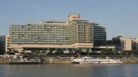 Marriott Hotel Budapest Stock Footage 218623254